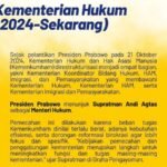 Perubahan Besar di Dunia Hukum Indonesia! Kemenkumham Kini Menjadi Kementerian Hukum RI, DPP PASTI Tegaskan Dokumen Lama Tetap Berkekuatan Hukum