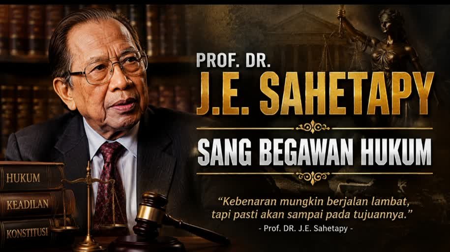Kebenaran Tak Pernah Terkalahkan, Warisan Prof. J.E. Sahetapy Kembali Menggema