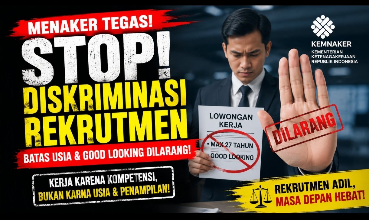 Menaker Tegas: Stop Diskriminasi Rekrutmen!