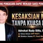 Advokat Melihat Pengeroyokan: Bolehkah Menjadi Saksi? Menurut Pandangan Praktisi Hukum Rudy Silfa
