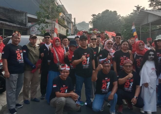 Semarak HUT ke-81 RI, Warga Perumahan Griya Asri Gelar Karnaval Budaya