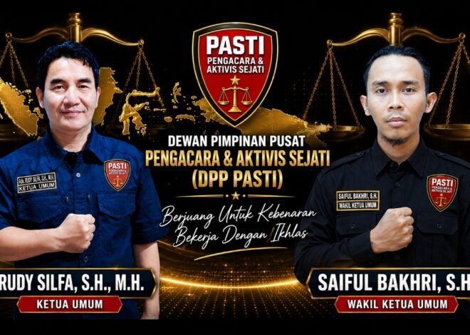 Duet Eks Pengacara John Kei Pimpin DPP PASTI, Serukan Pengacara dan Aktivis Nusantara Bersatu