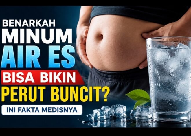 Benarkah Minum Air Es Bisa Bikin Perut Buncit? Ini Fakta Medisnya