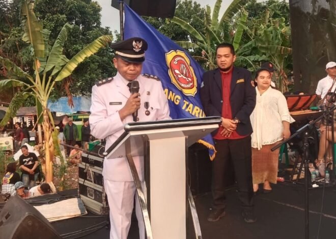 Ketua Karang Taruna Benda Baru resmi dilantik, Tana jurnalis PASTI turut hadir