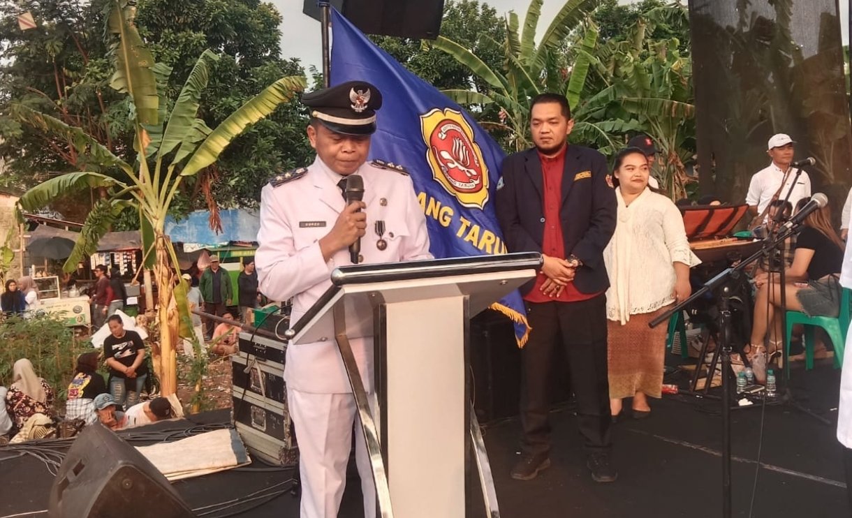 Ketua Karang Taruna Benda Baru resmi dilantik, Tana jurnalis PASTI turut hadir