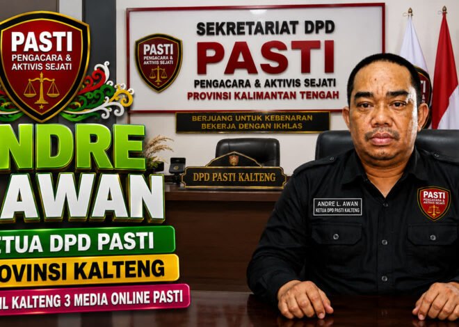 Andre L. Awan Menggebrak Kalteng, Kini Pimpin PASTI