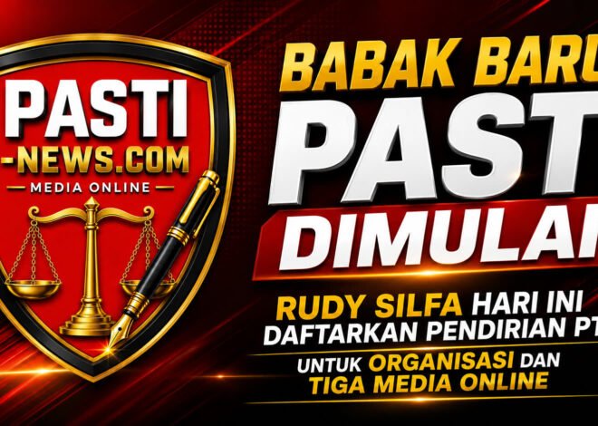 Rudy Silfa Daftarkan Pendirian PT, Perkuat Legalitas PASTI dan Tiga Media Online