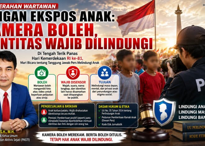 JANGAN EKSPOS ANAK: KAMERA BOLEH, IDENTITAS WAJIB DILINDUNGI