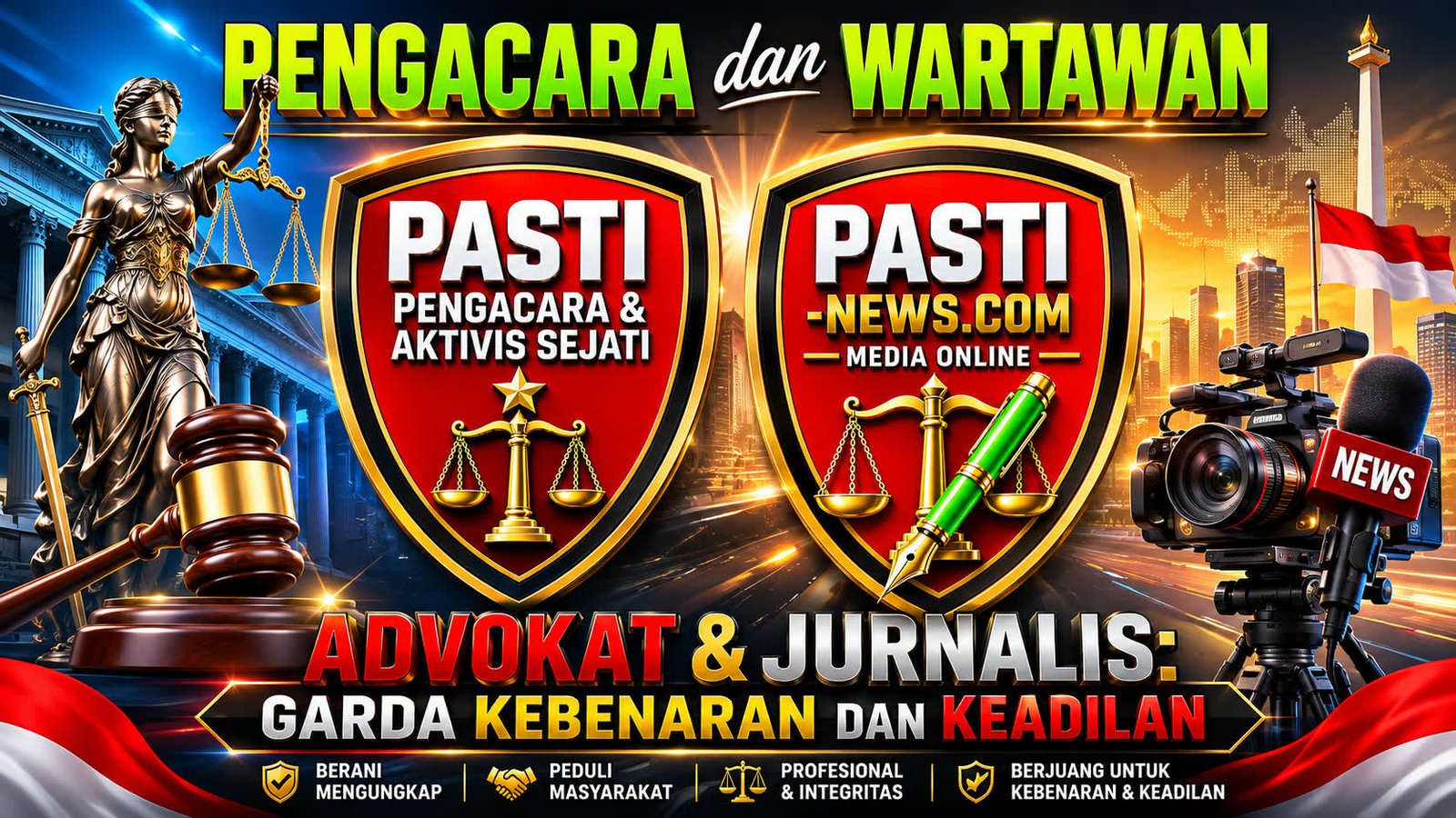 ADVOKAT & JURNALIS: BERSATU UNTUK KEBENARAN, BERJUANG UNTUK KEADILAN
