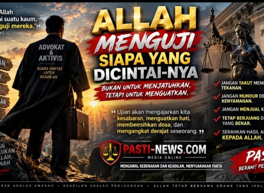 Ketika Allah Menguji, Jangan Pernah Menyerah pada Kebenaran