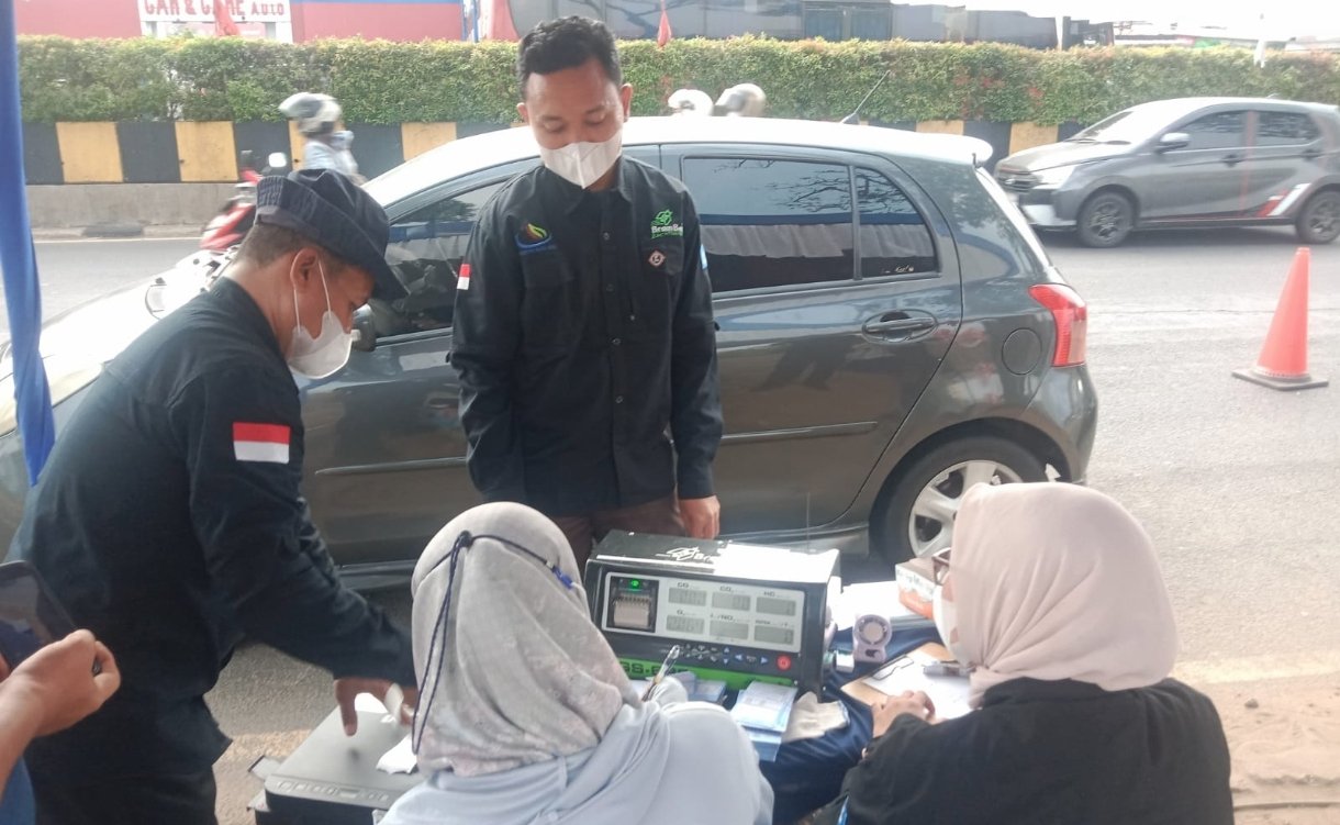 Operasi Uji Emisi di Tangsel Sasar 500 Kendaraan per Hari, Bani Khosyatulloh: Kendaraan Luar Daerah Wajib Ikut