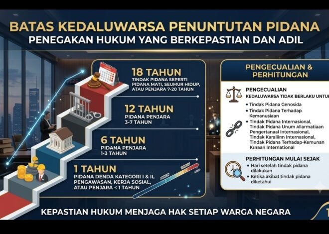 Guncang Sistem Peradilan: KUHP Baru 2026 Kunci Batas Waktu Penuntutan, Hentikan Kriminalisasi Tanpa Ujung!