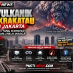 BREAKING NEWS! Abu Vulkanik Anak Krakatau Capai Jakarta, Menteng Dalam, Tanah Kusir, Lenteng Agung hingga Bundaran HI Terpapar
