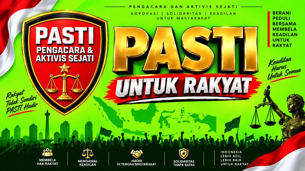 PASTI (Pengacara dan Aktivis Sejati) Resmi Luncurkan Identitas Tunggal: “UNTUK RAKYAT”