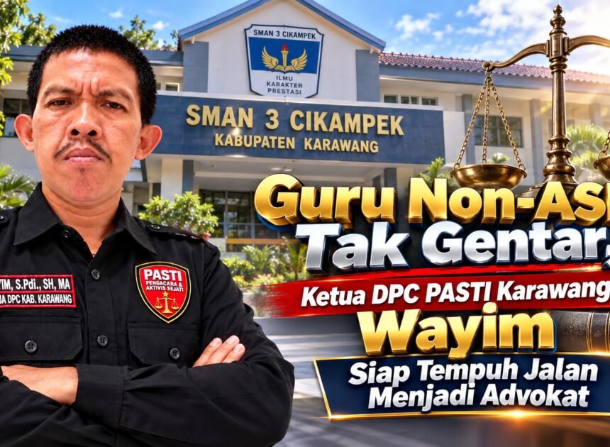 Lulus S1 Hukum, Ketua DPC PASTI Karawang Siap Tempuh PKPA Menuju Profesi Advokat