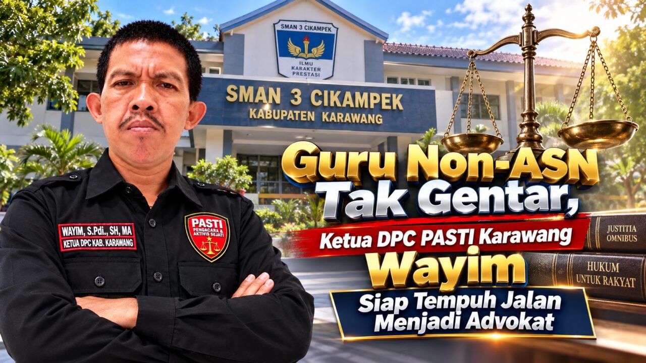 Lulus S1 Hukum, Ketua DPC PASTI Karawang Siap Tempuh PKPA Menuju Profesi Advokat