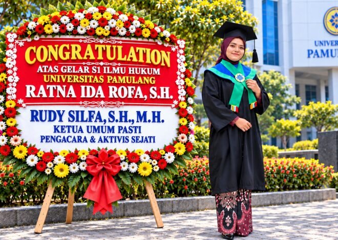 Ratna Ida Rofa, S.H. Raih Gelar Sarjana Hukum pada Wisuda ke-130 Universitas Pamulang