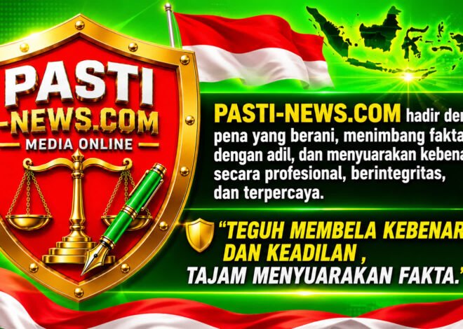 PASTI-NEWS.COM Resmi Gunakan Logo dan Slogan Baru: “Mengawal Kebenaran dan Keadilan, Menyuarakan Fakta”